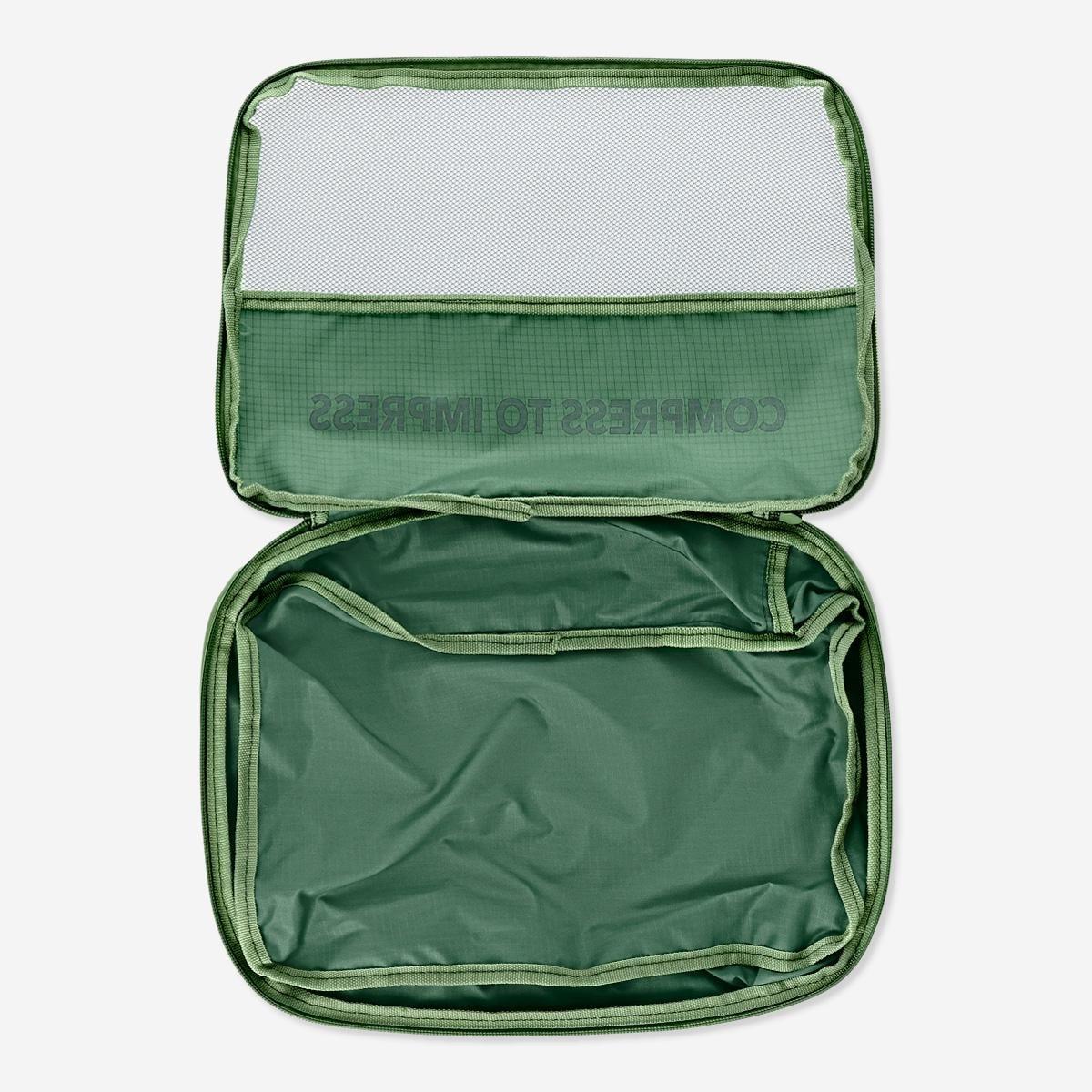 Green compression organiser bag. medium