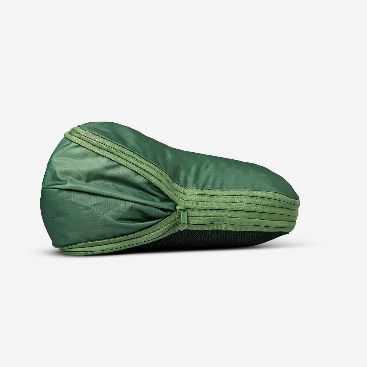 Green compression organiser bag. medium