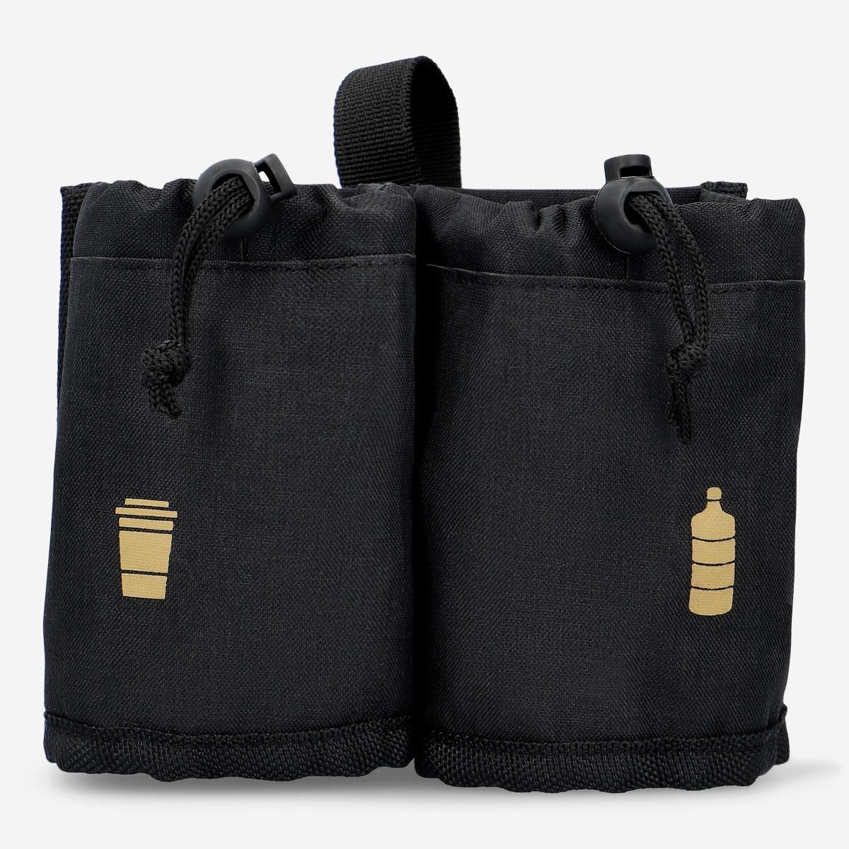 Black luggage pouch