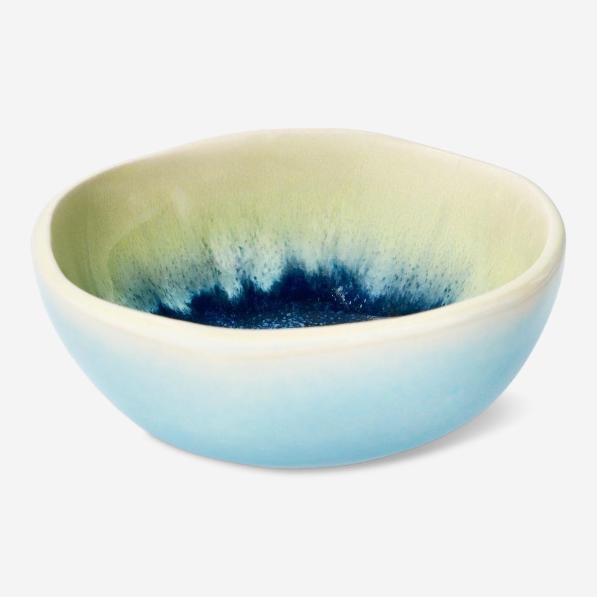 Multicolour stoneware bowl