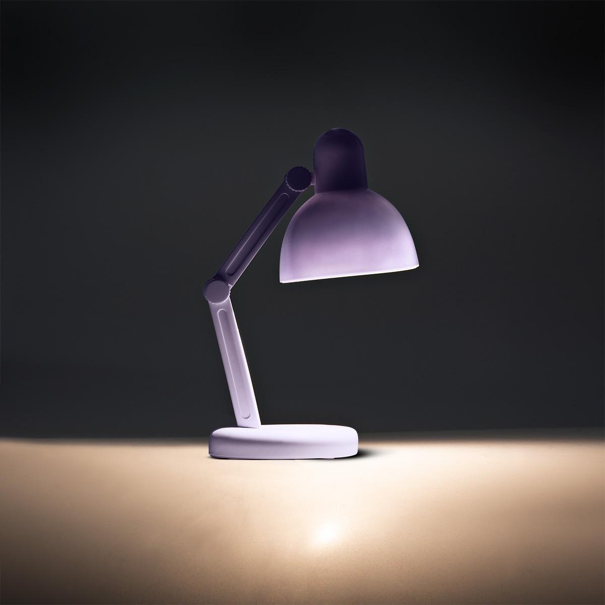 Purple mini lamp