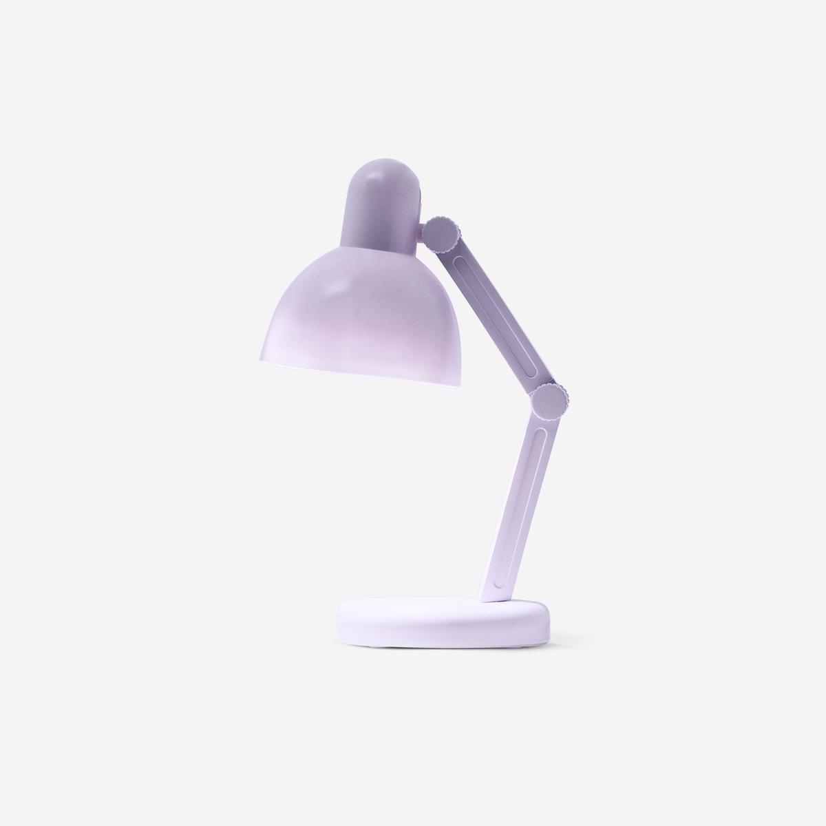 Purple mini lamp