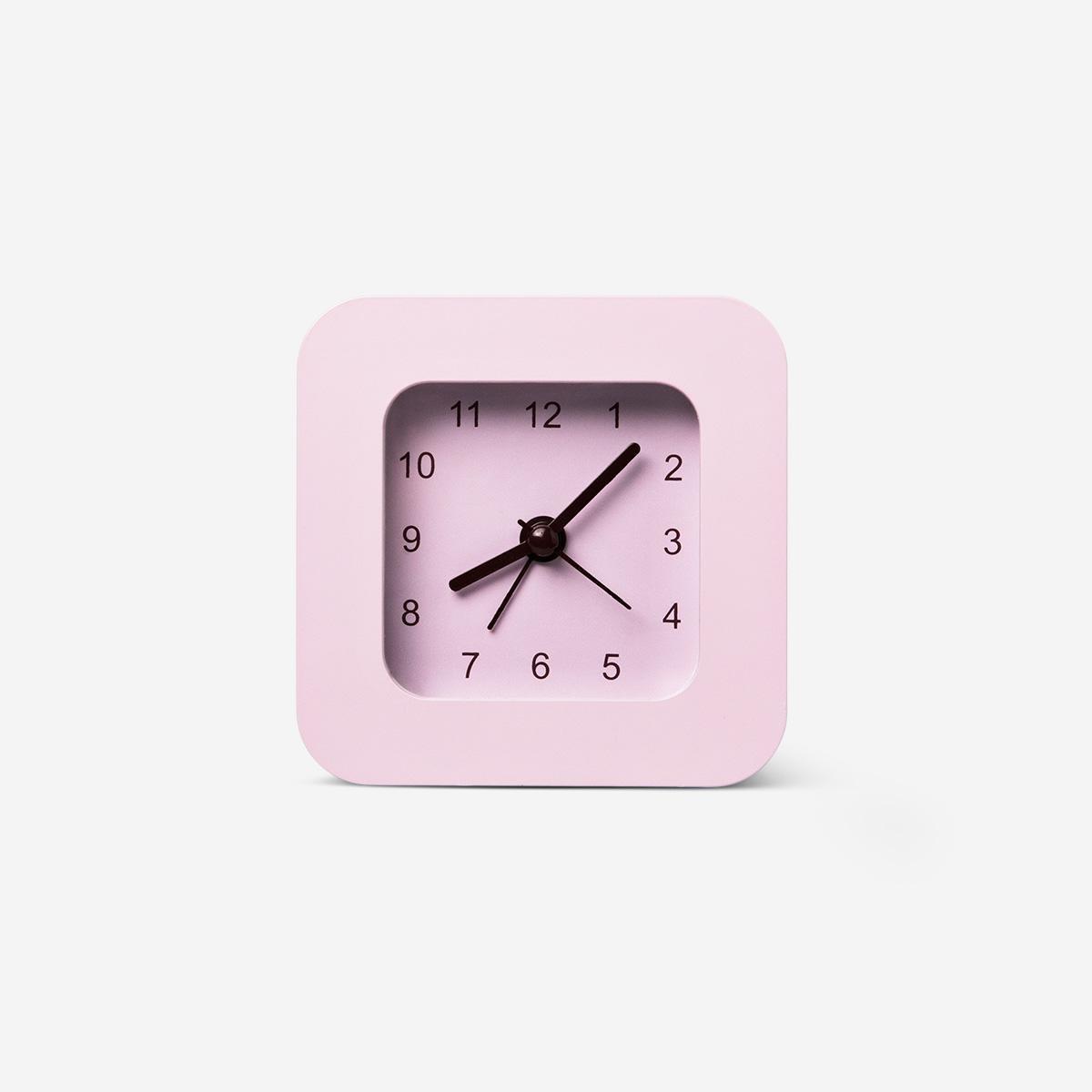 Purple alarm clock