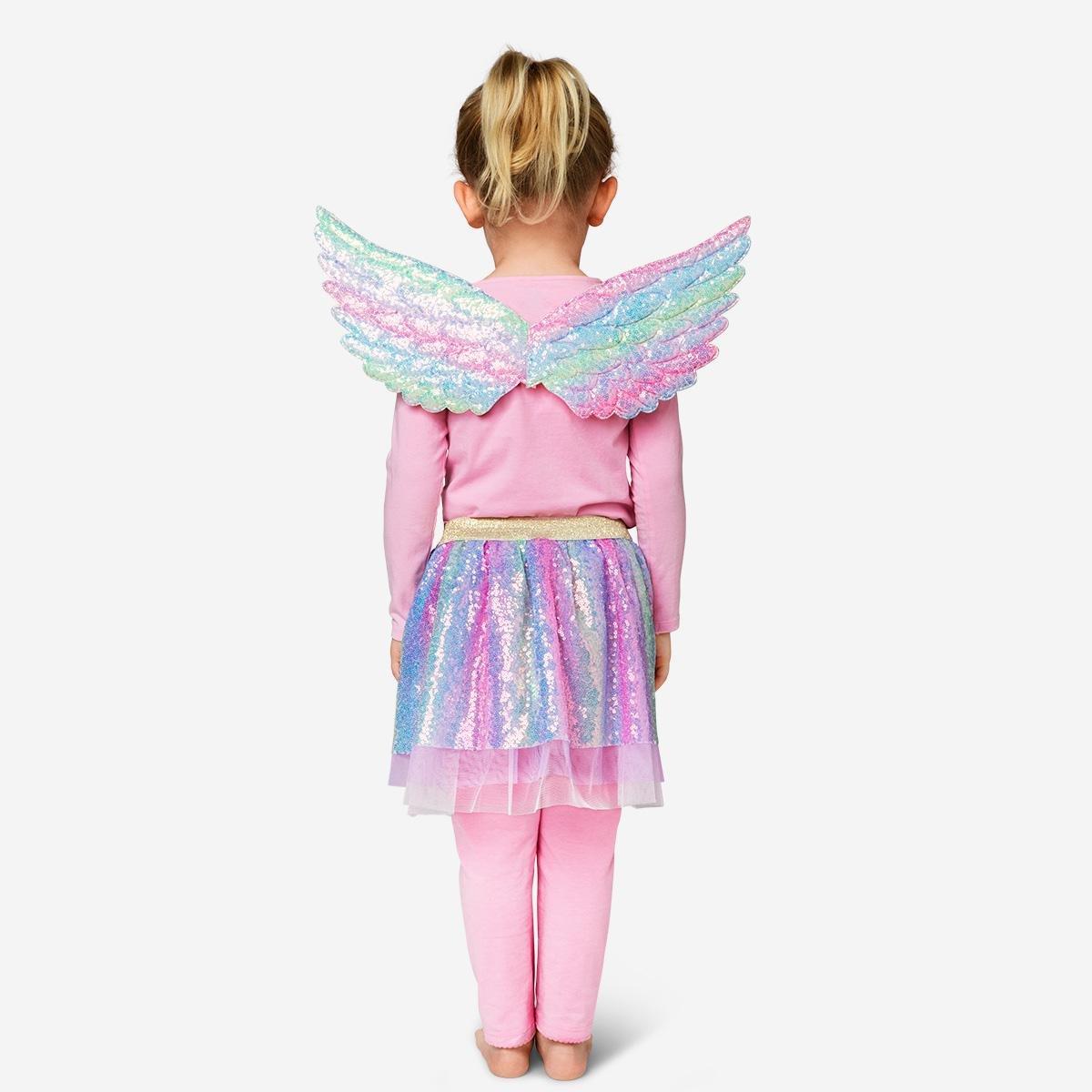 Multicolour sequins unicorn costume. 4-8 years