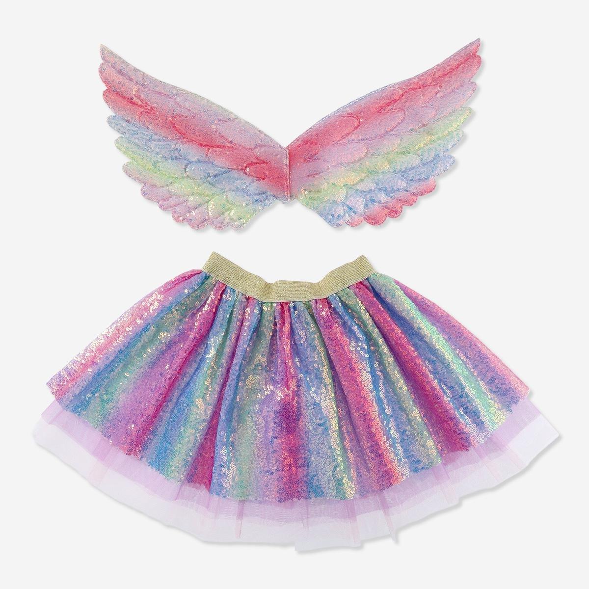 Multicolour sequins unicorn costume. 4-8 years