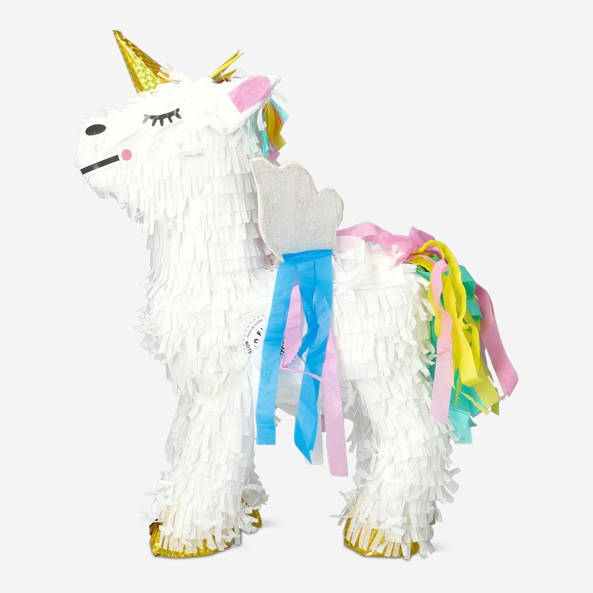 Multicolour unicorn pinata. 1 pcs