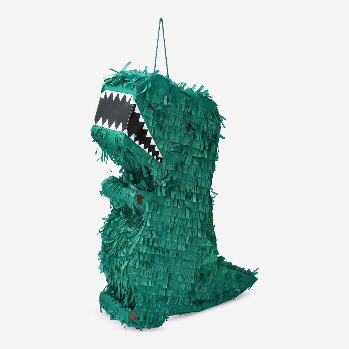 Green dinosaur pinata. 1 pcs