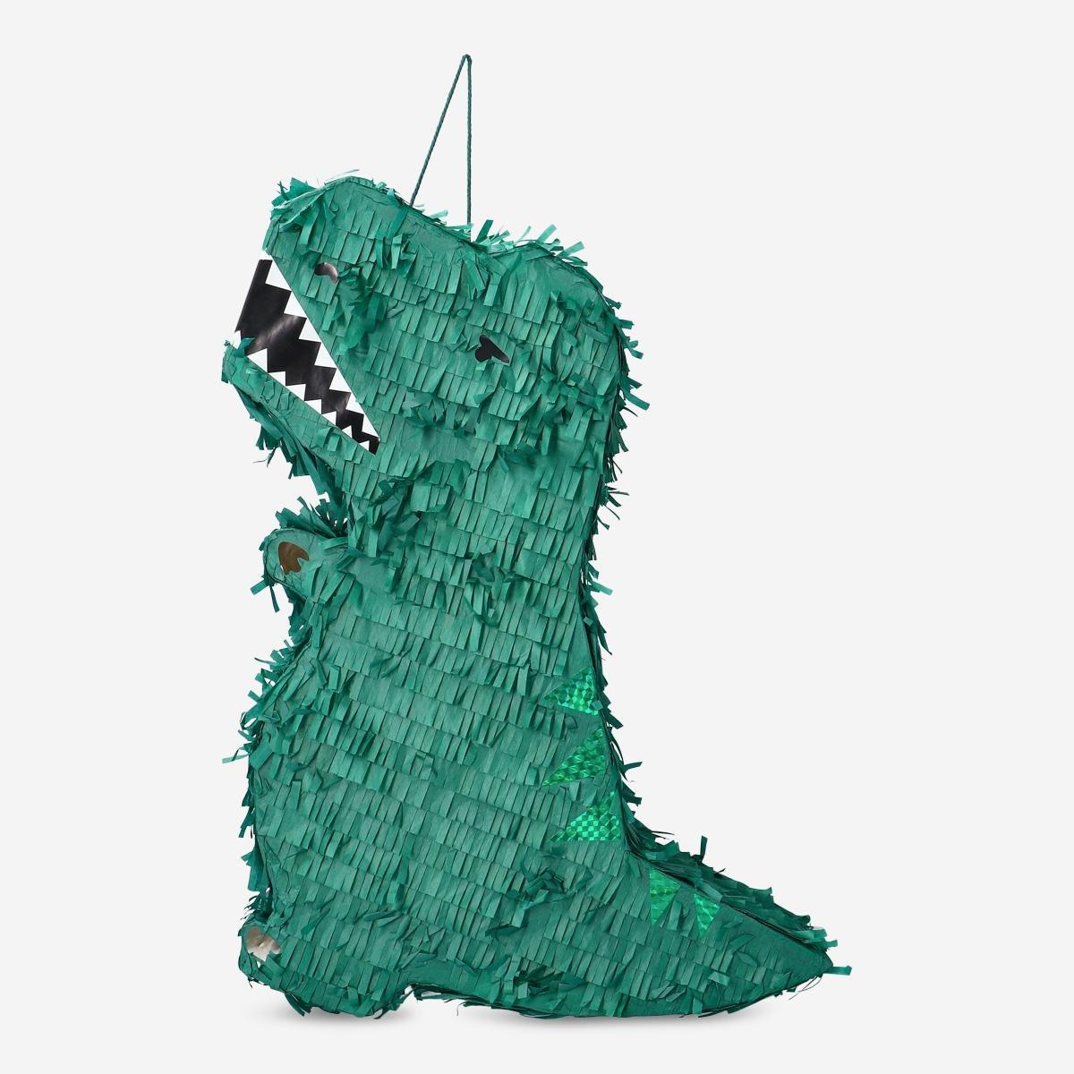 Green dinosaur pinata. 1 pcs