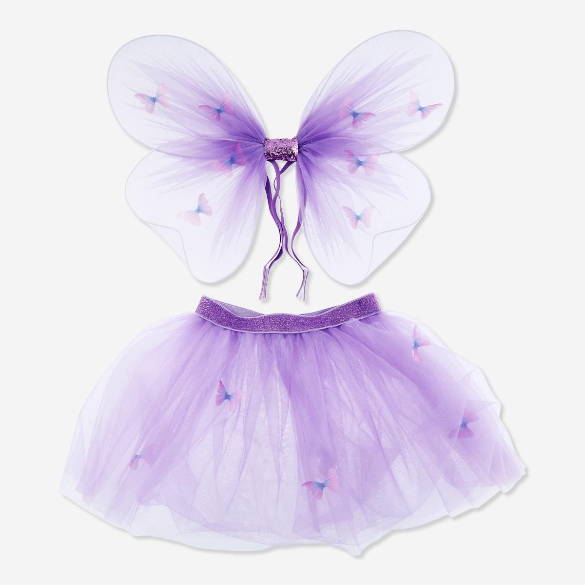 Purple butterfly costume. 4-8 years