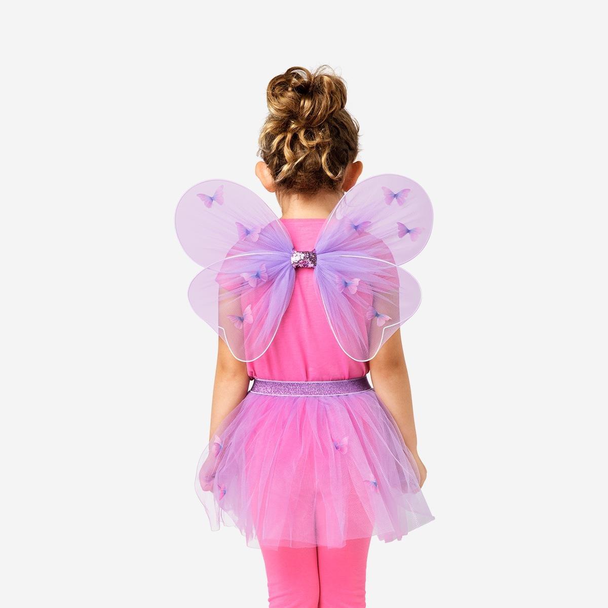 Purple butterfly costume. 4-8 years