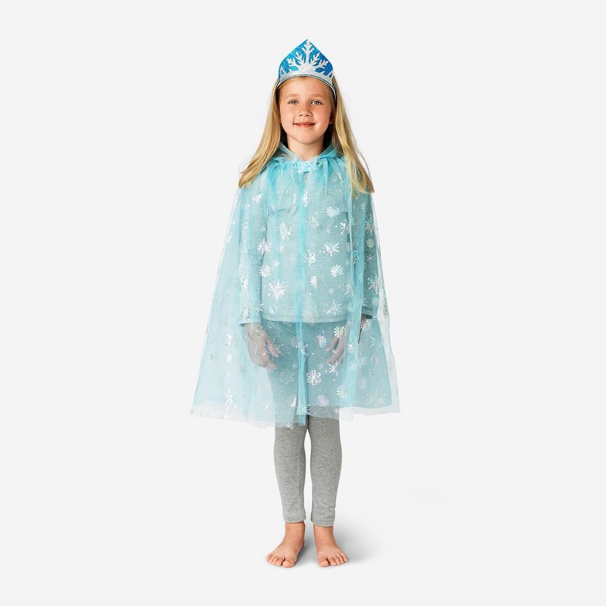 Blue ice princess costume accessories. 4-8 years