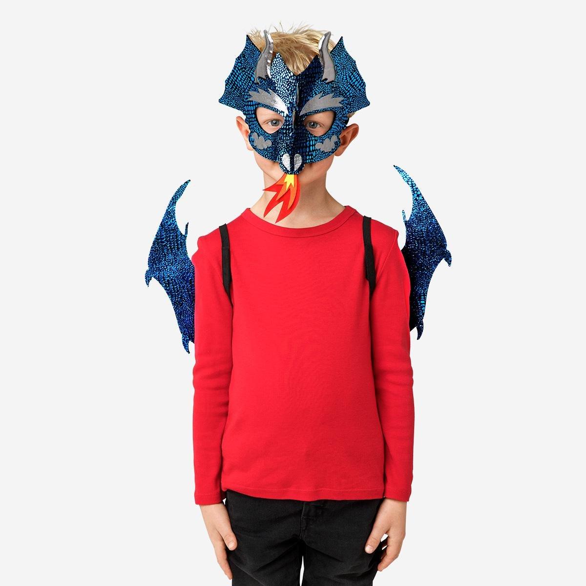 Blue dragon costume. 4-8 years