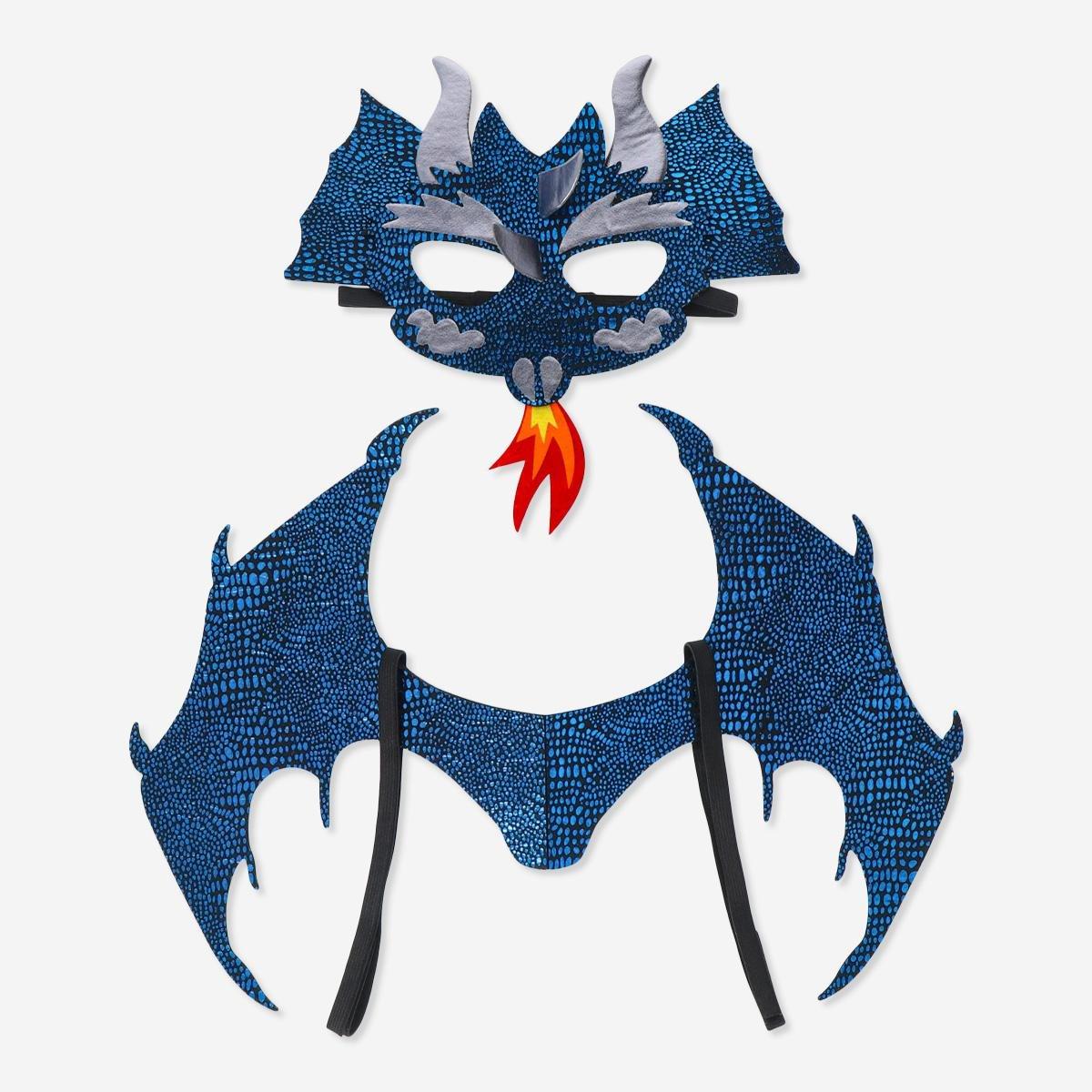 Blue dragon costume. 4-8 years