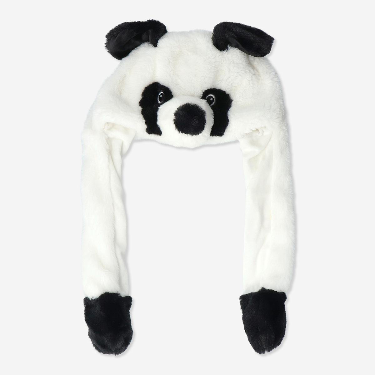 White panda hat with moving ears