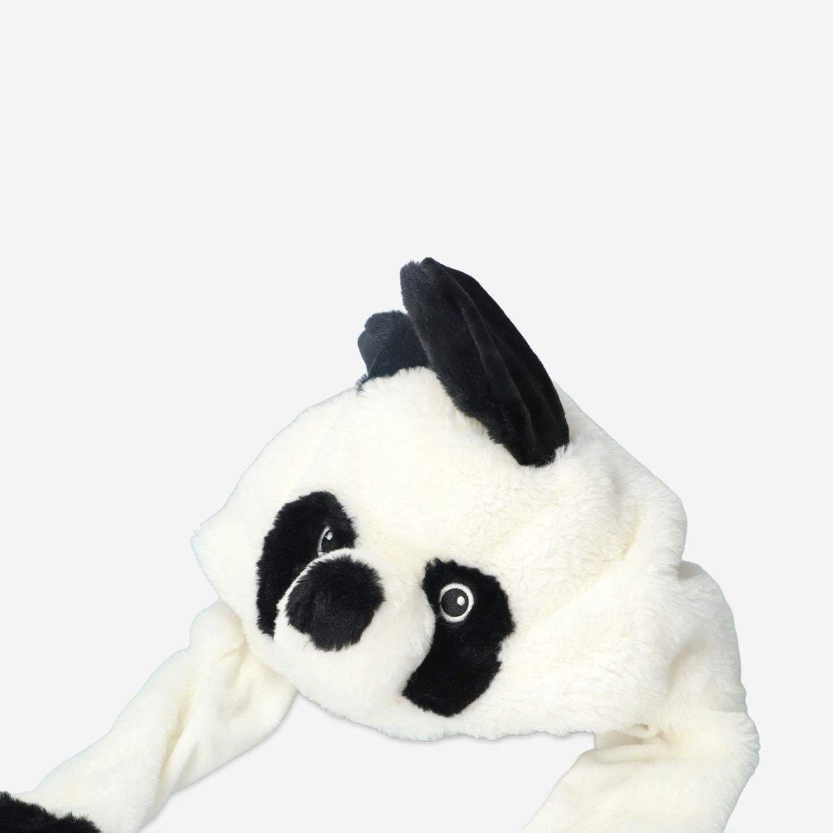 White panda hat with moving ears