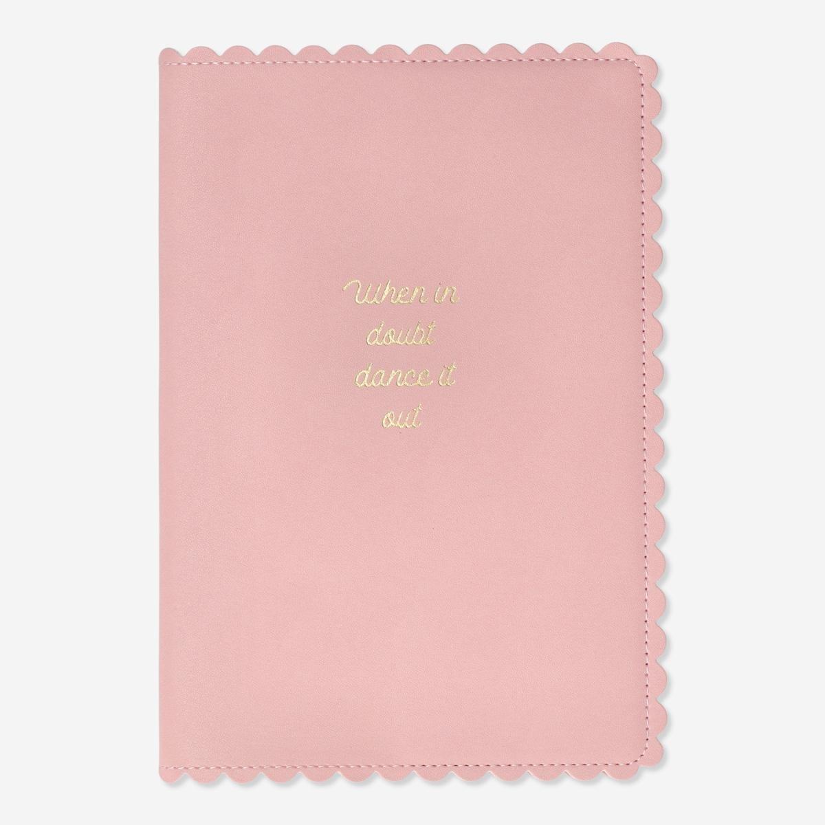 Pink office notebook. a6