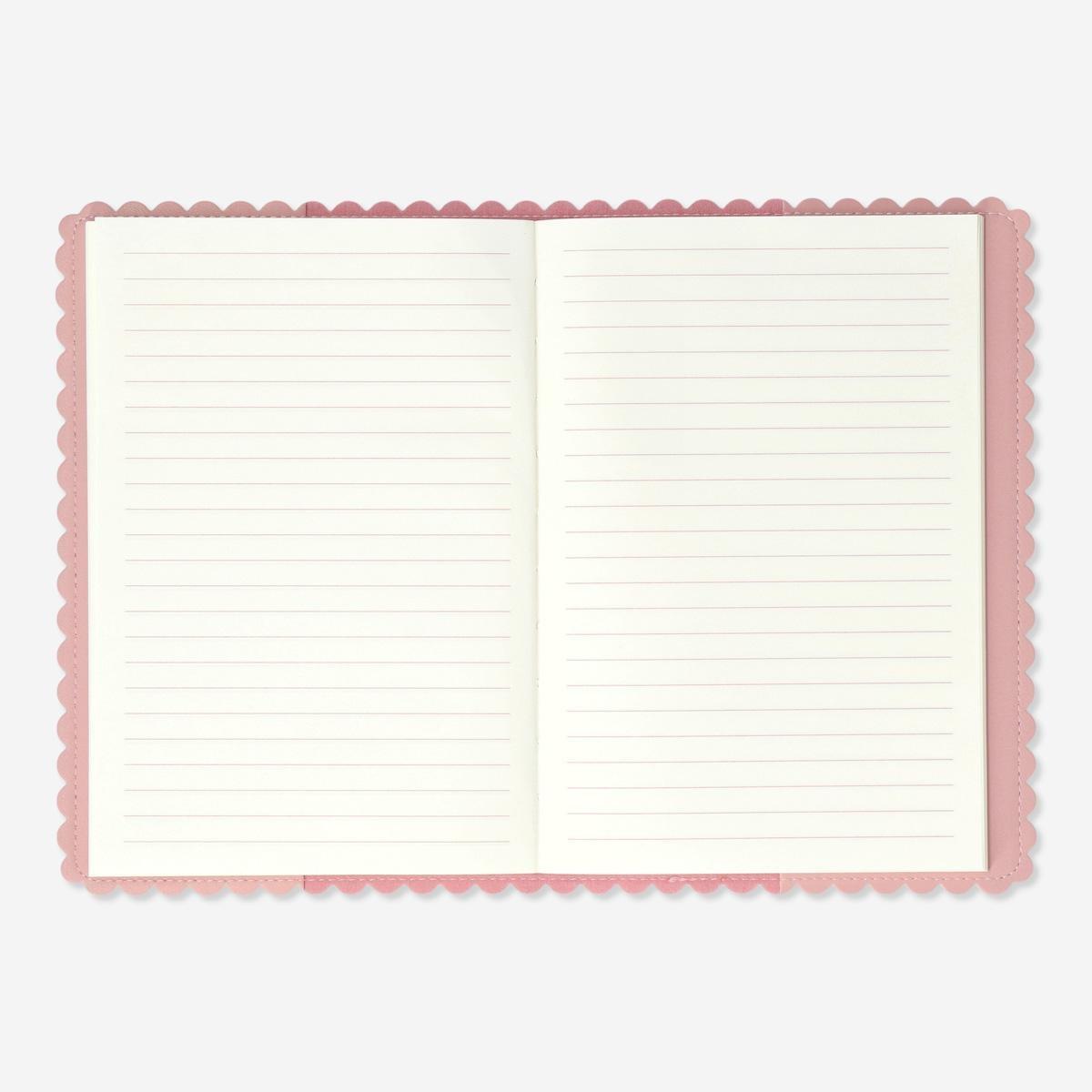 Pink office notebook. a6