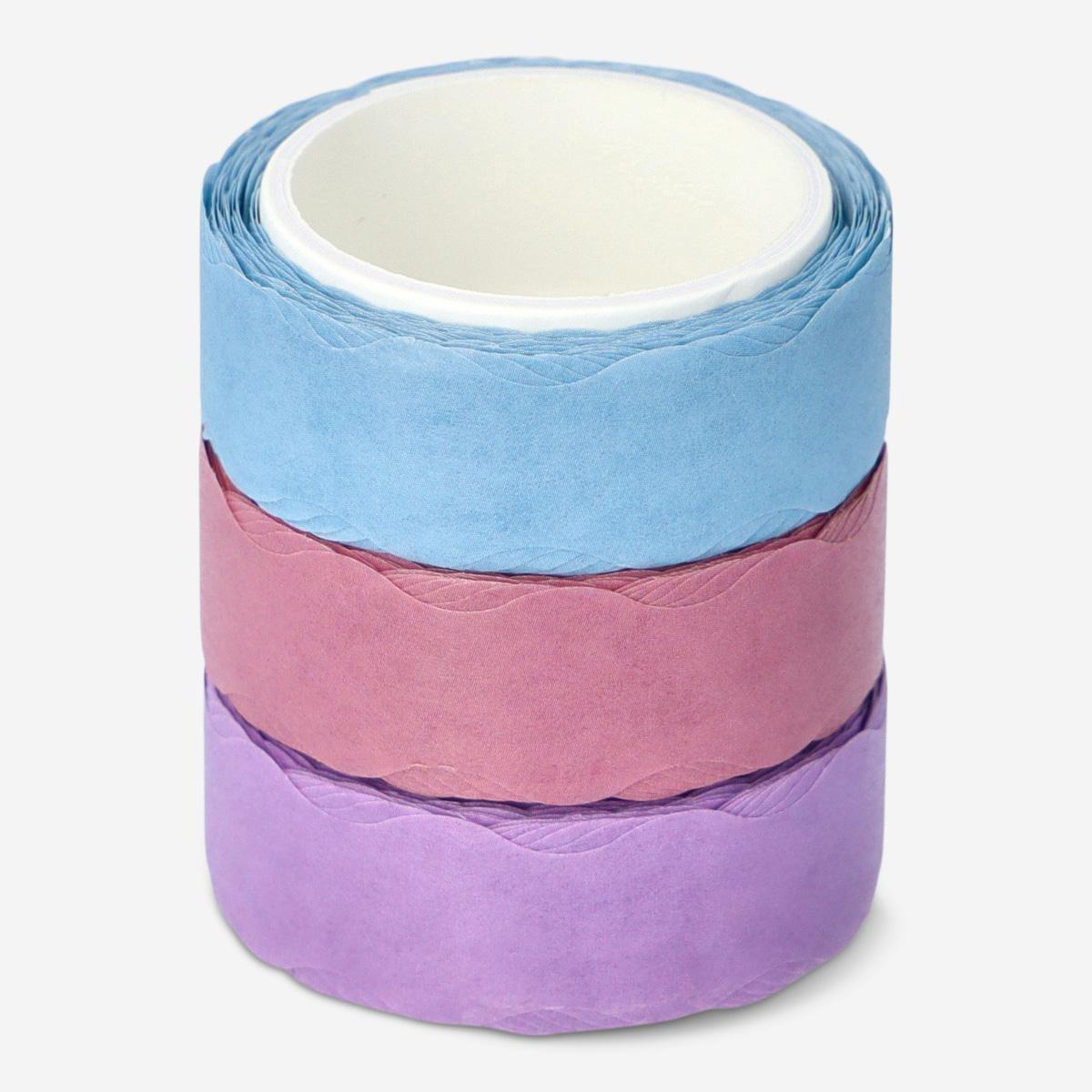 Multicolour paper tape. 3 pcs