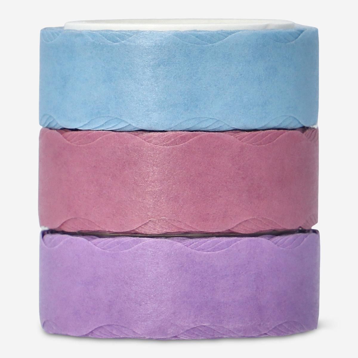 Multicolour paper tape. 3 pcs