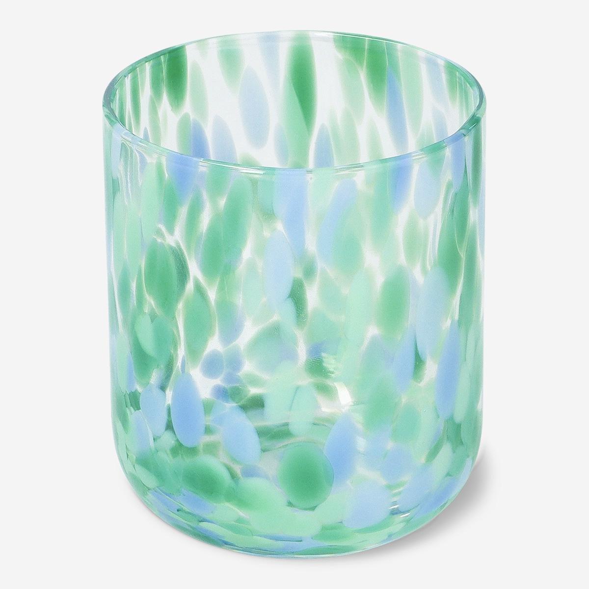 Multicolour Drinking Glass. 340 Ml
