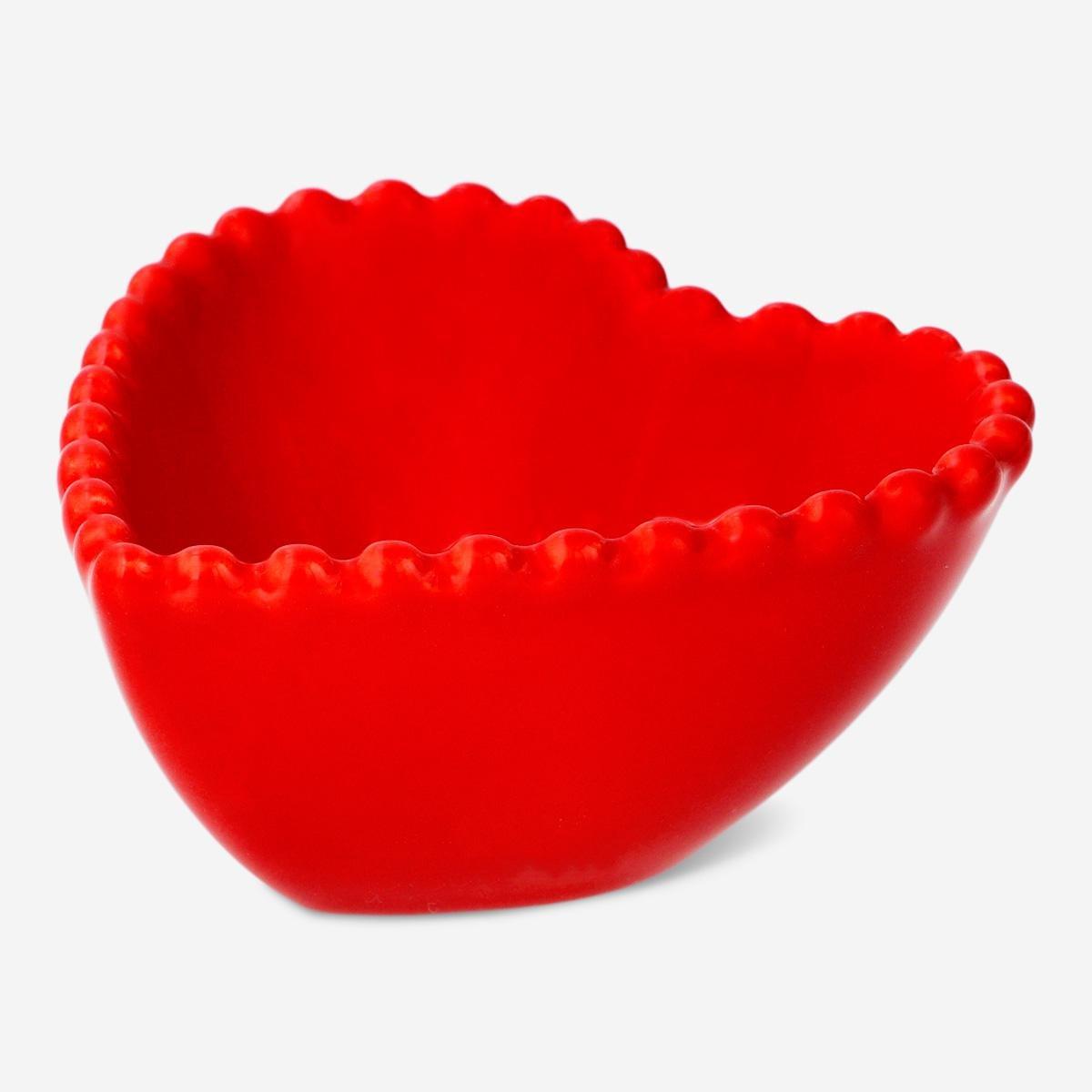 Red bowl. small