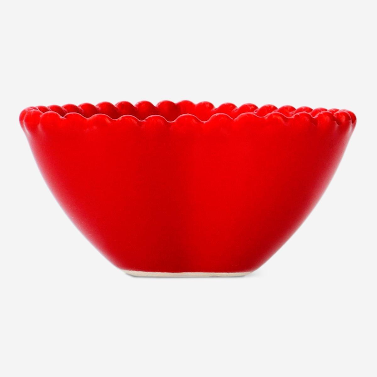 Red heart bowl. small