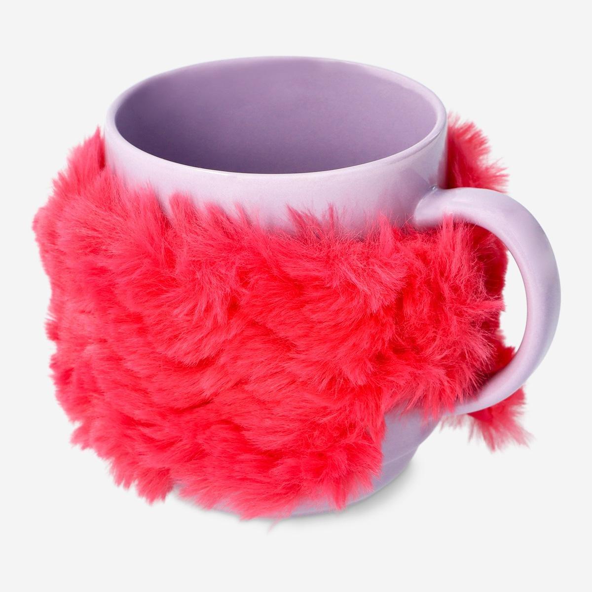 Pink mug. 350 ml