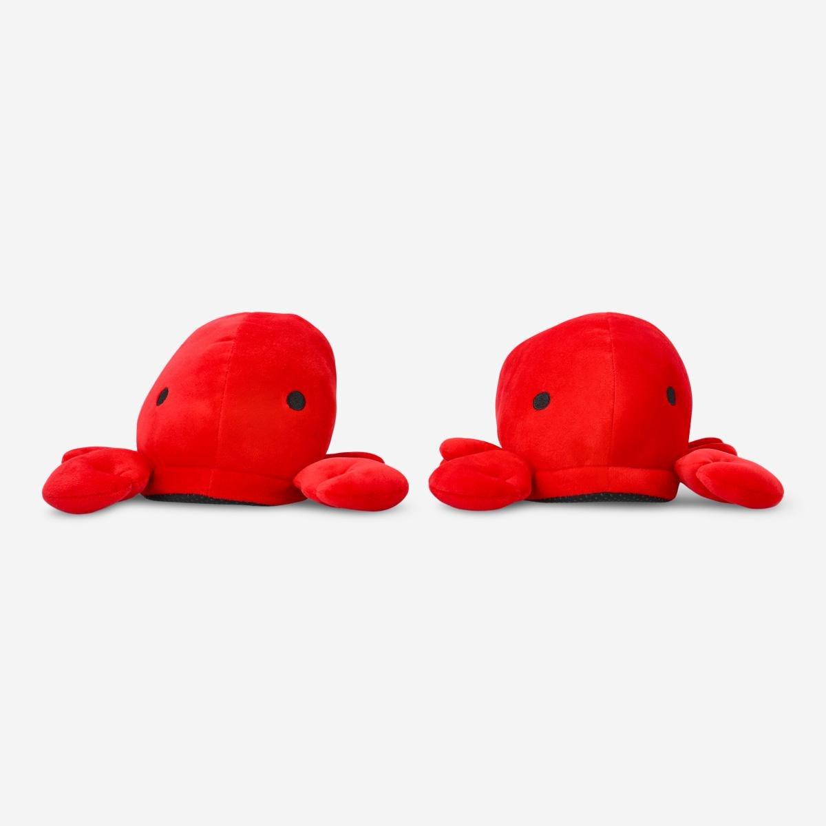 Red comfort slippers. 36-38