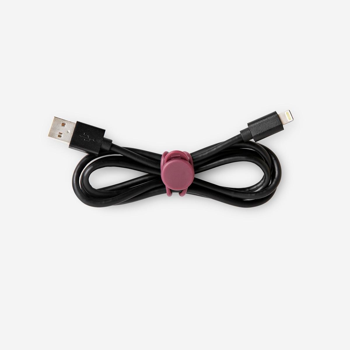 Multicolour cable organisers. 4 pcs