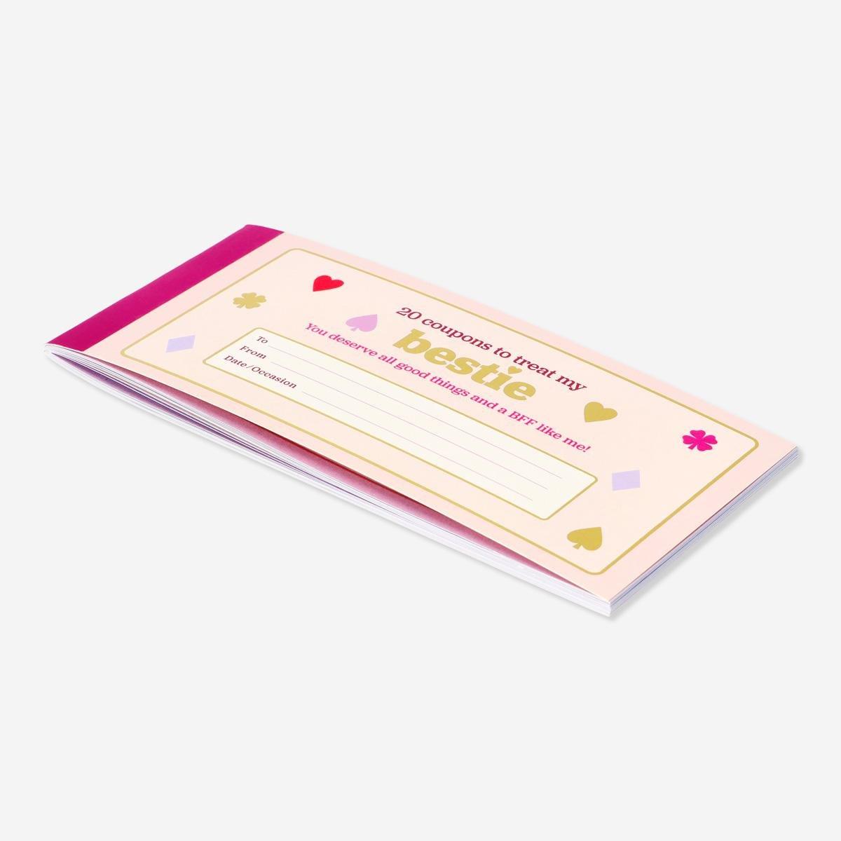 Multicolour bestie vouchers. 20 pcs