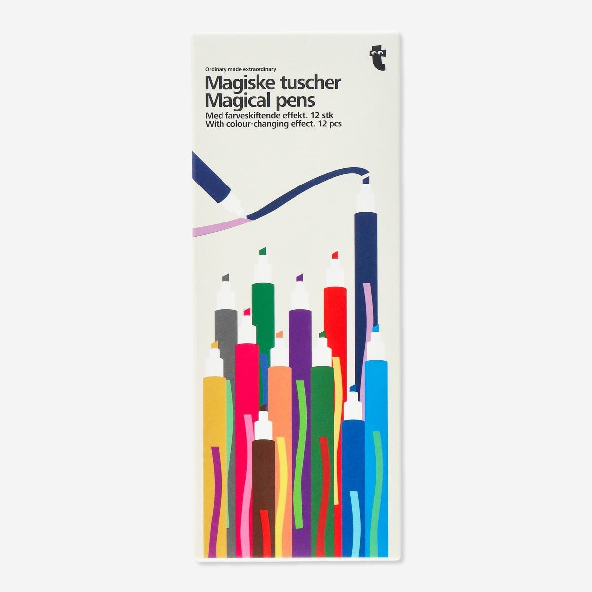 Multicolour magical pens. 12 pcs