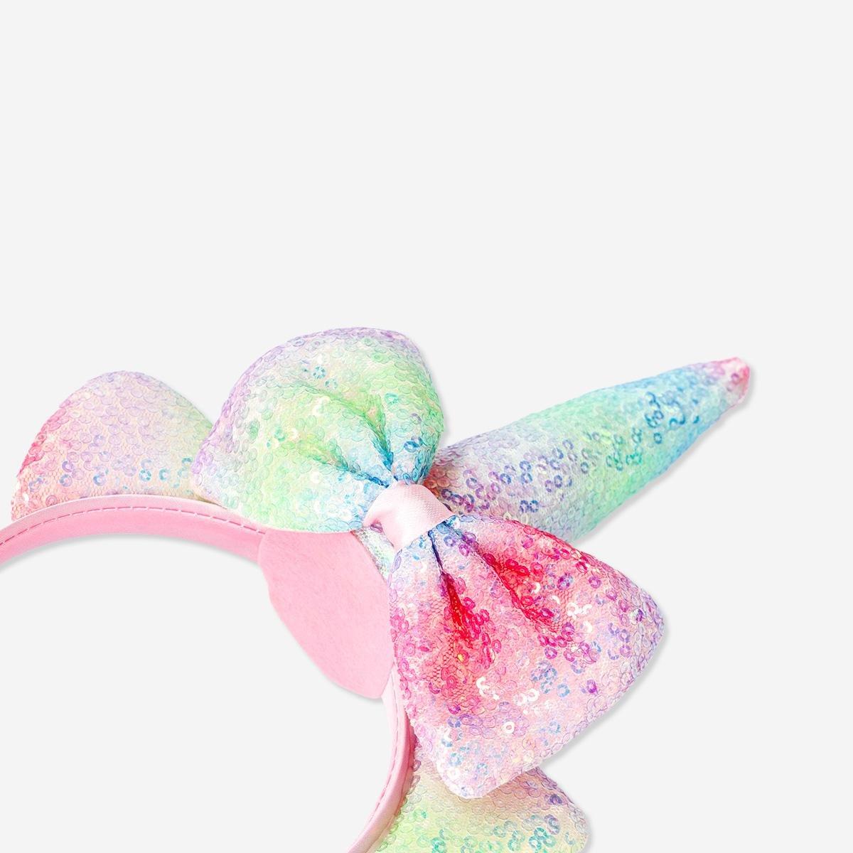 Multicolour sequins unicorn headband