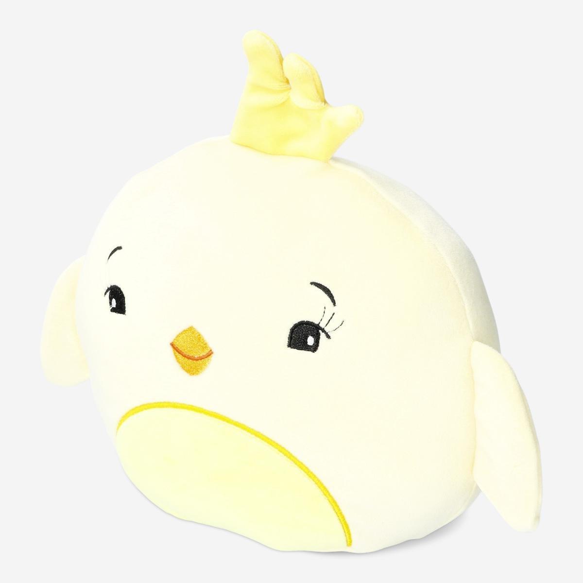 Yellow stuffed chicken plush