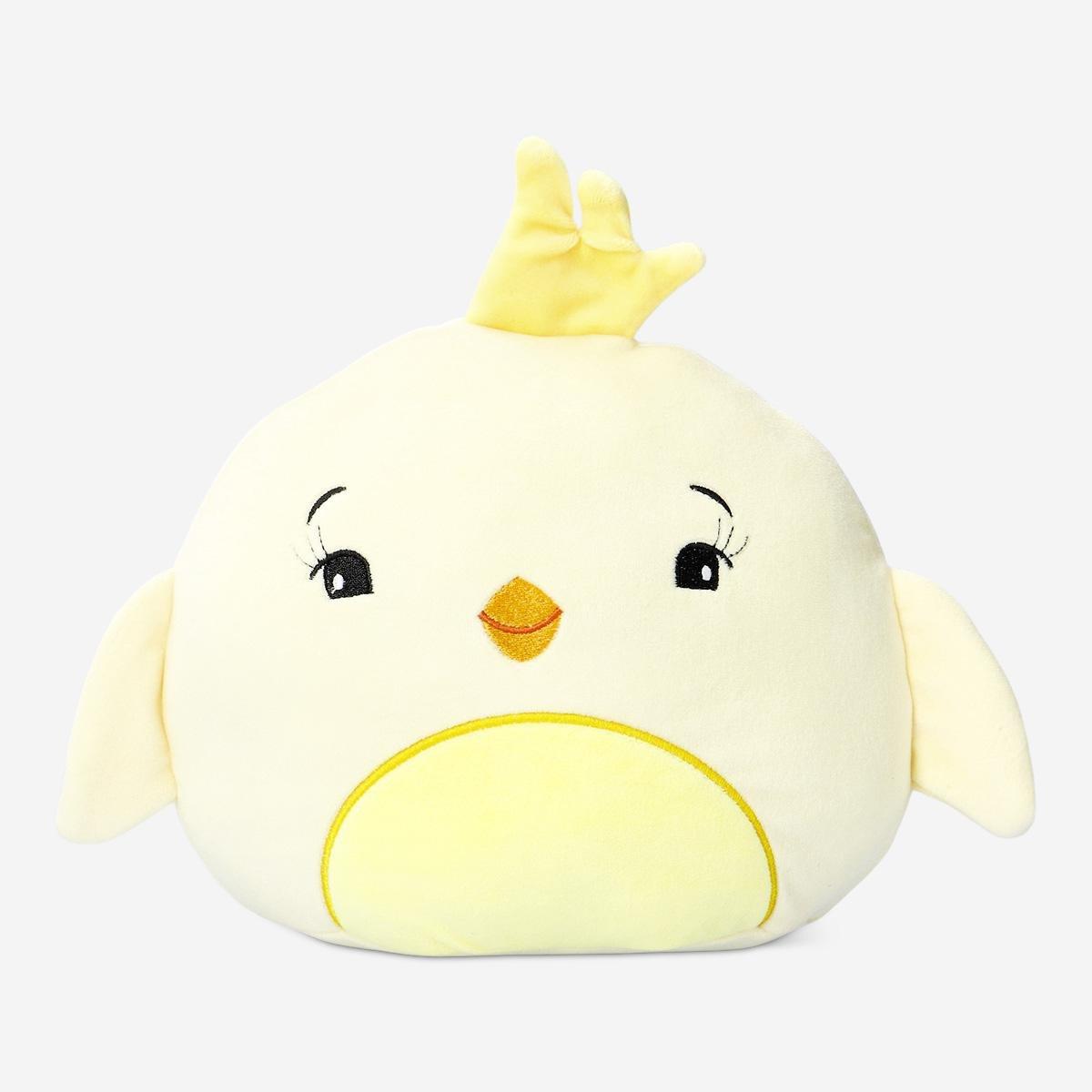 Yellow stuffed chicken plush