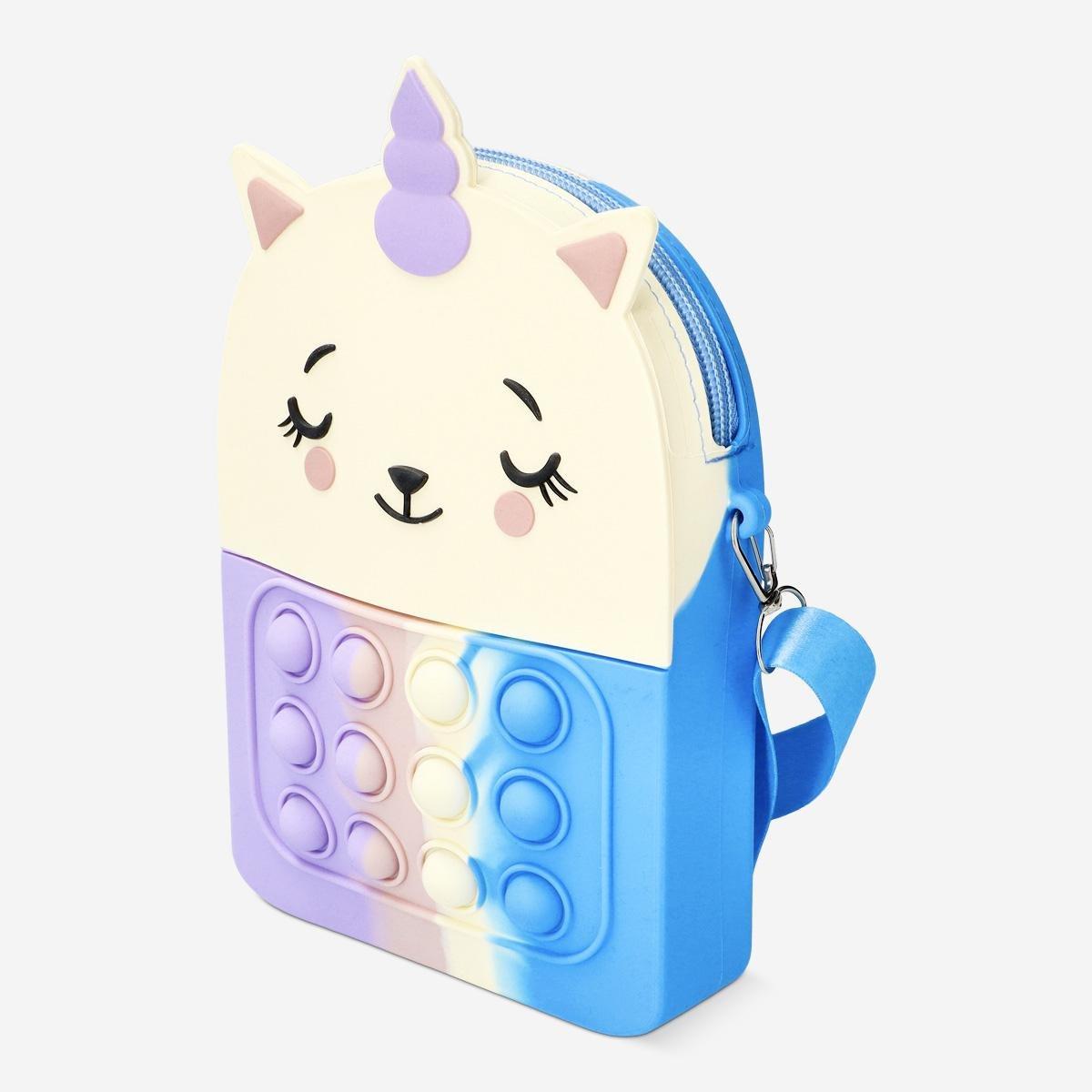 Multicolour unicorn smartphone pouch