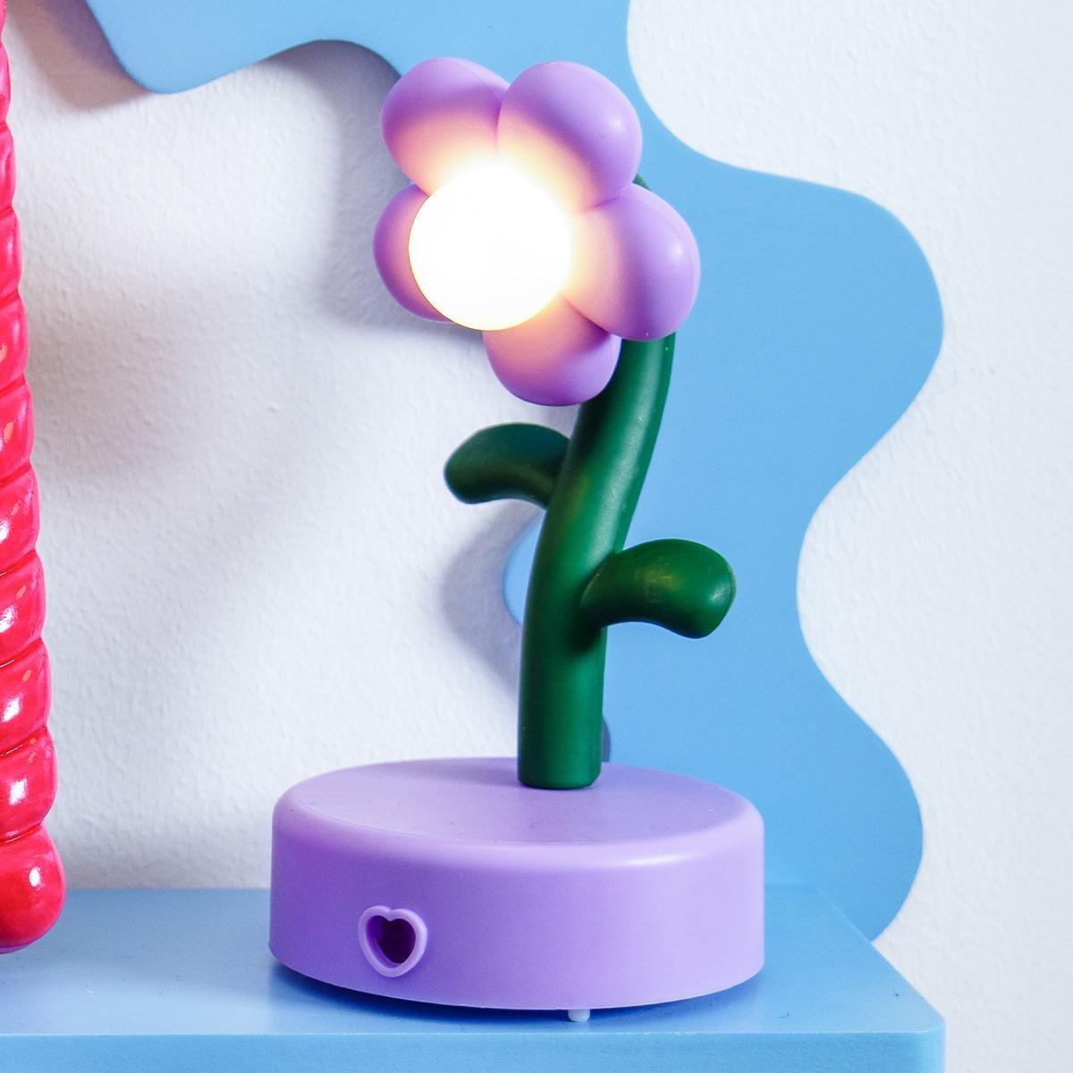 Purple cosy lamp