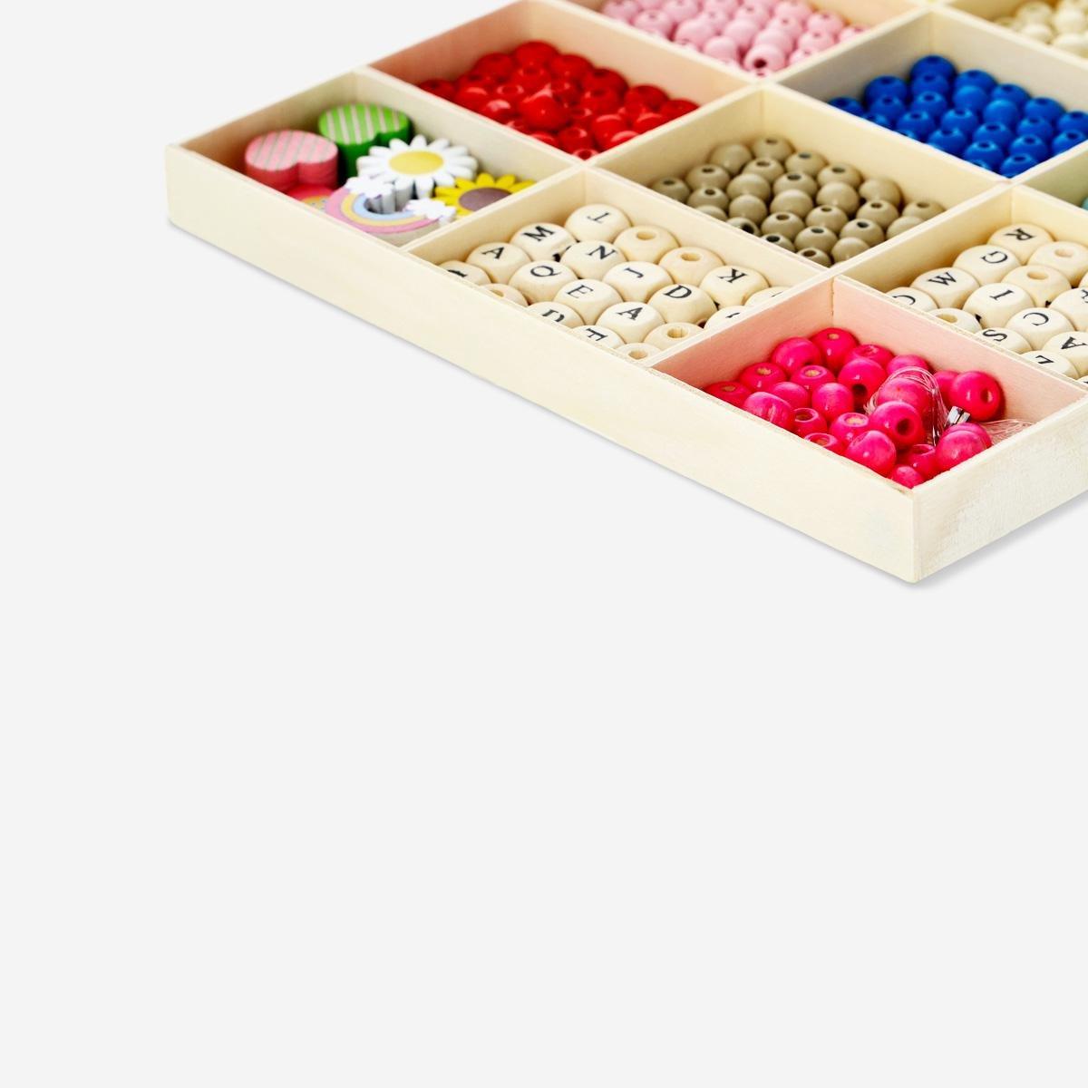 Multicolour bead set