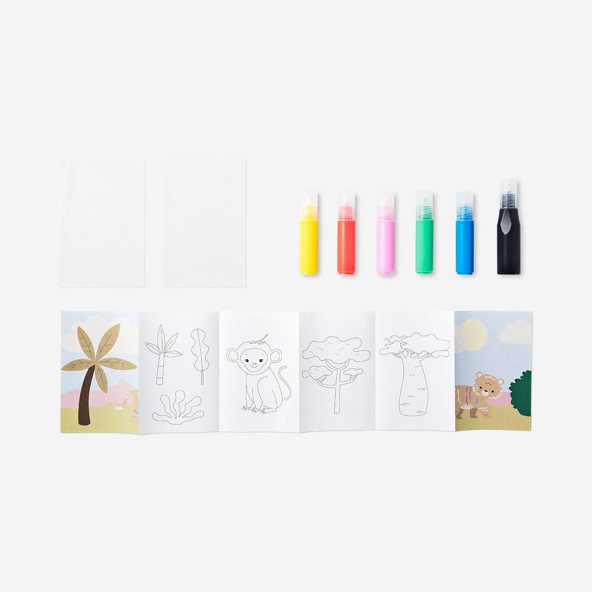 Multicolour window paint kit