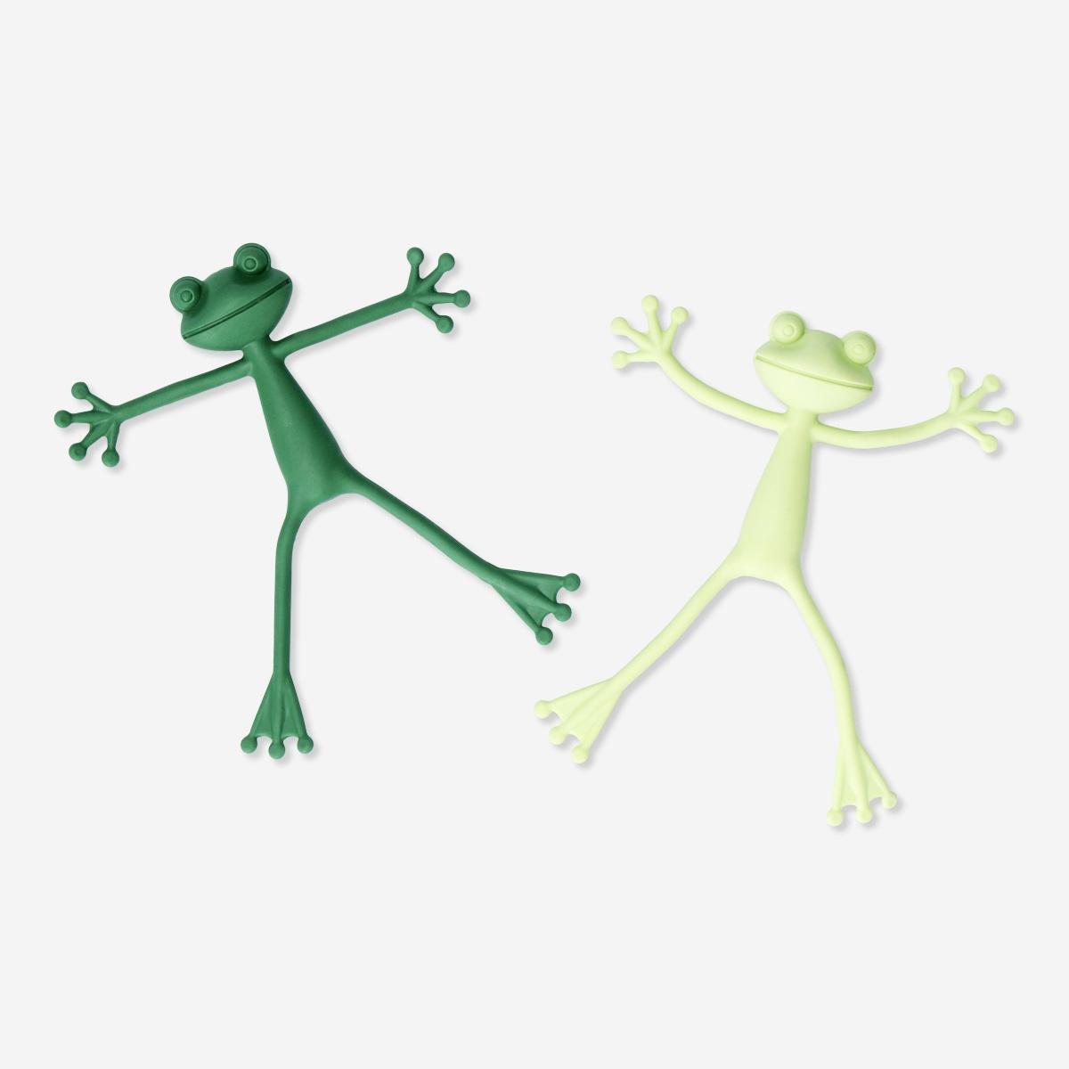 Green frog plant supports. 2 pcs