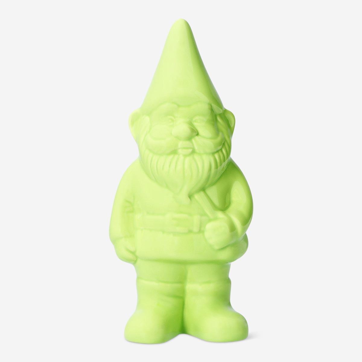 Green garden gnome