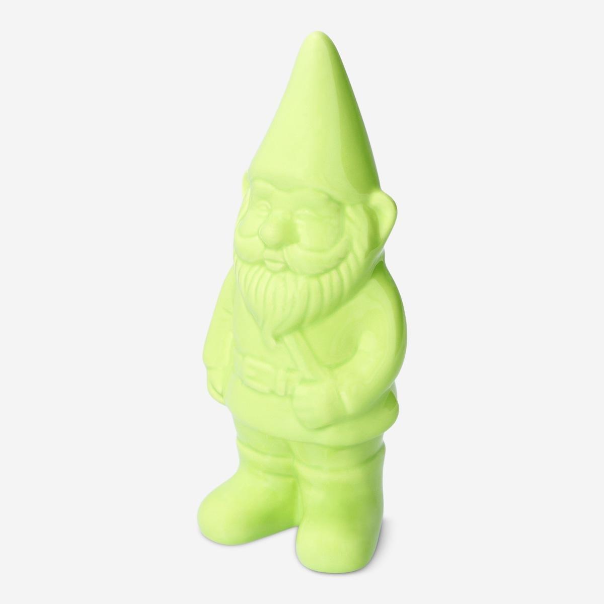 Green garden gnome