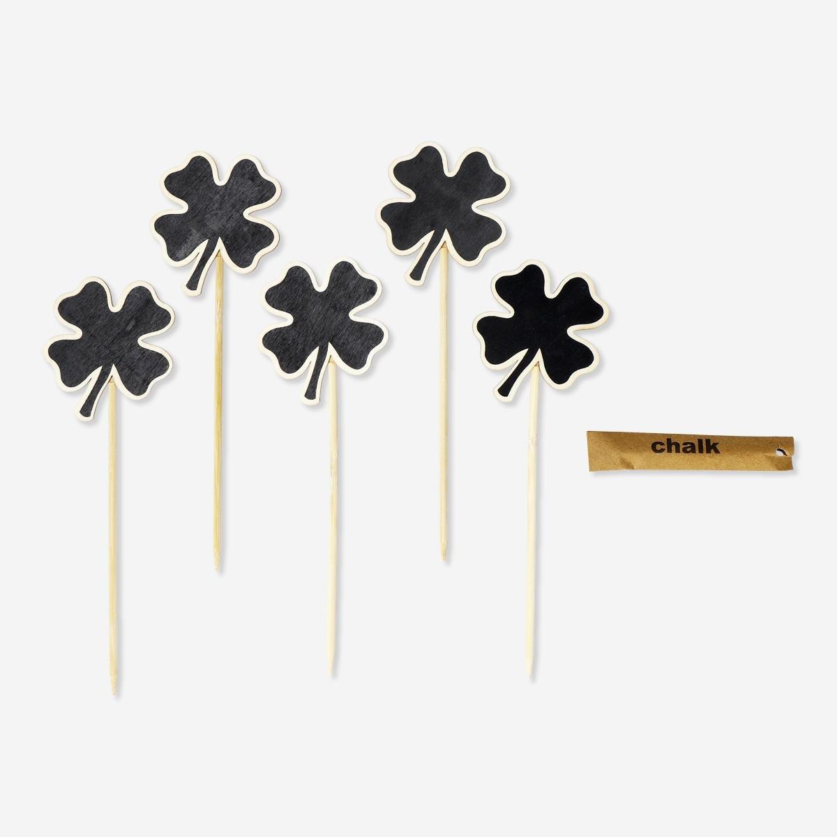 Black plant labels. 5 pcs