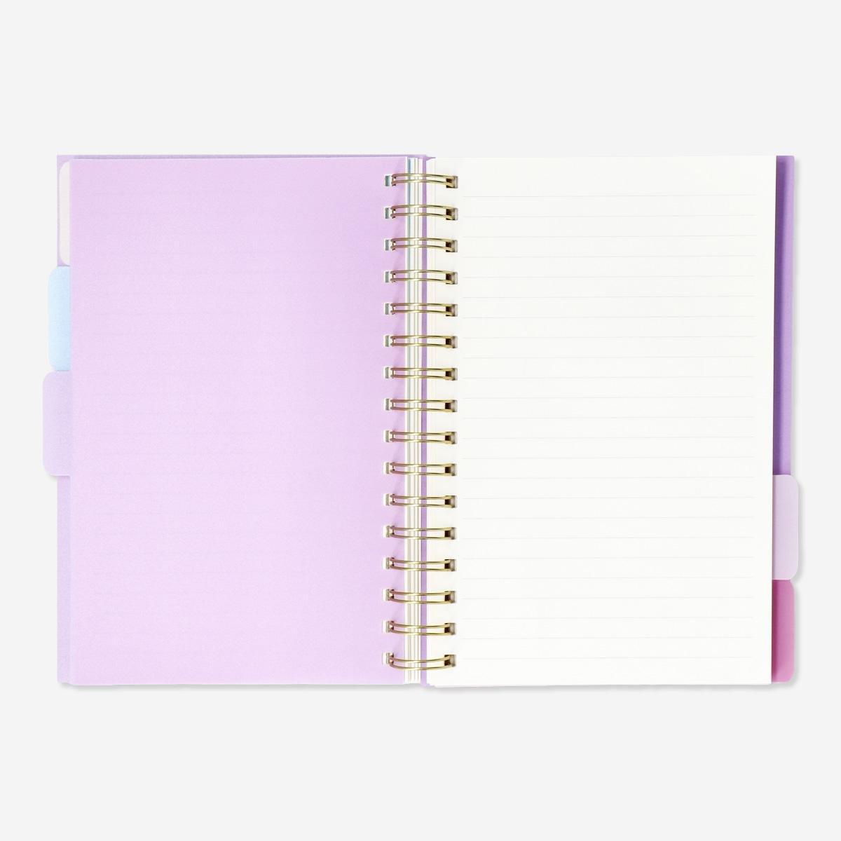 MULTI      Notebook with page markers. A5