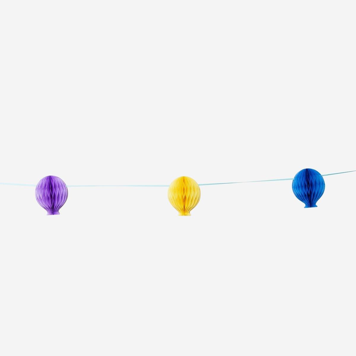 Multicolour Paper Garland. 250 Cm