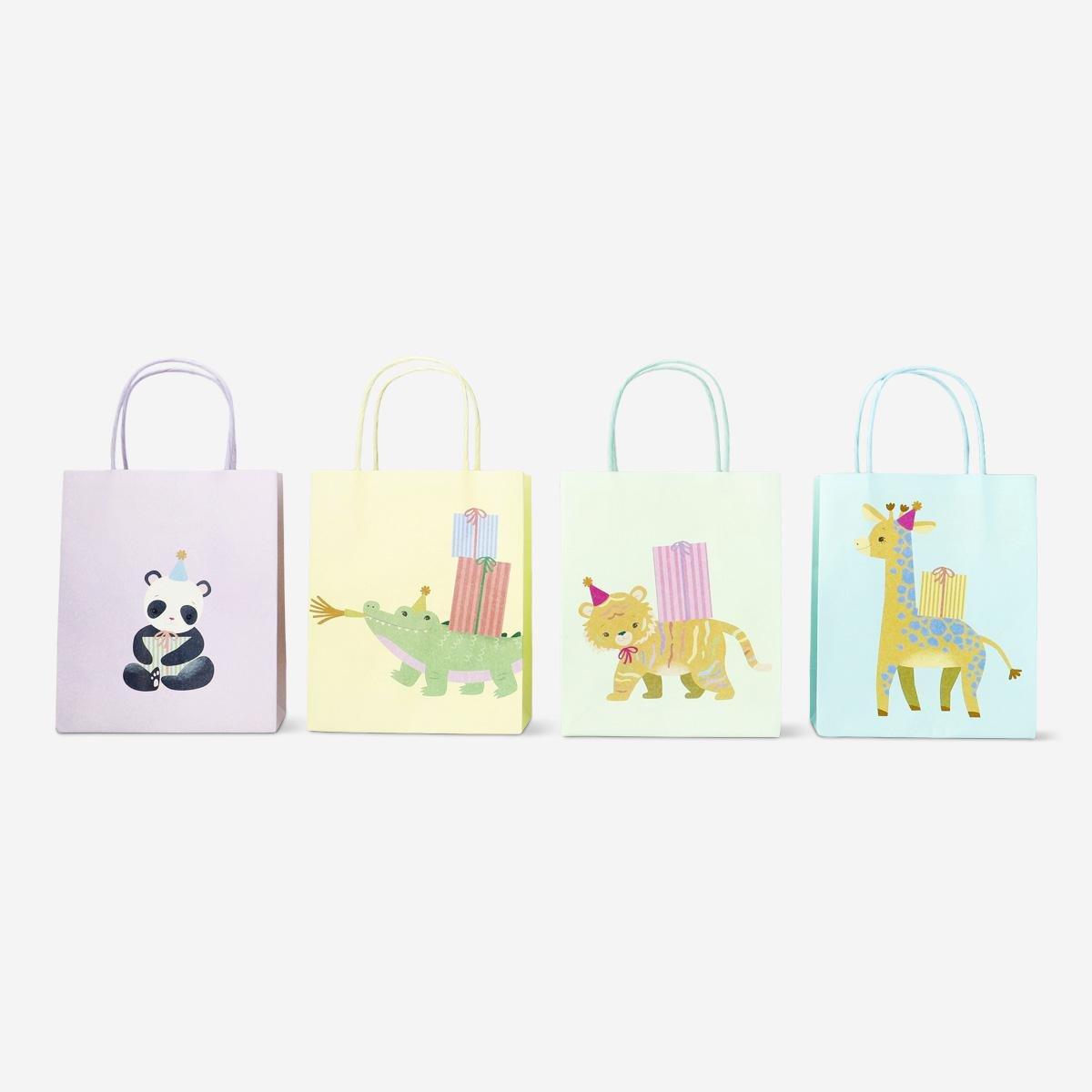 Multicolour Gift Bags. 4 Pcs