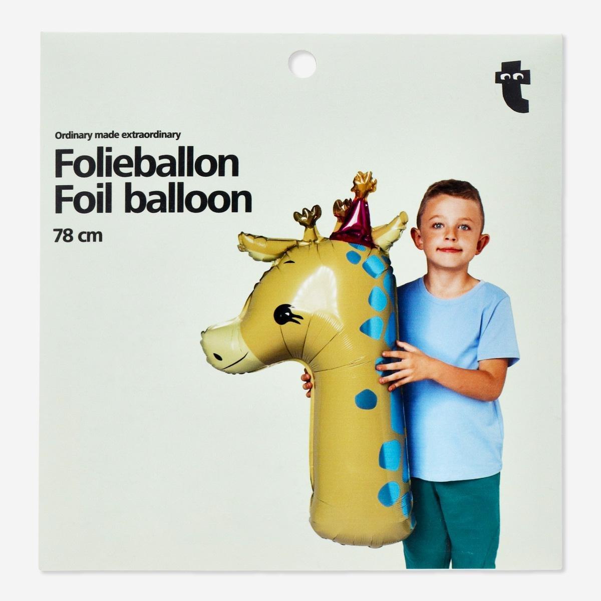 Brown Number 1 Foil Balloon