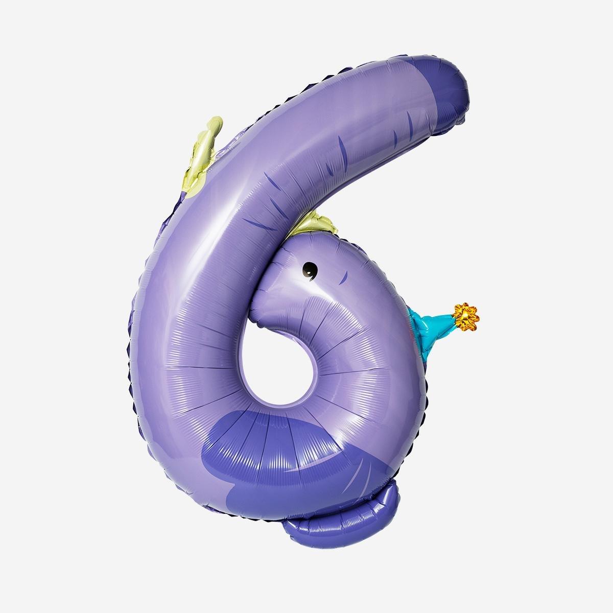 Purple foil balloon