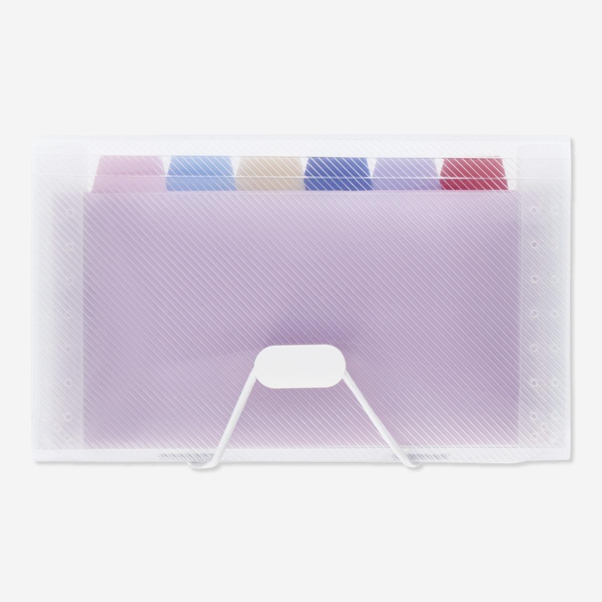 Multicolour flash card organiser