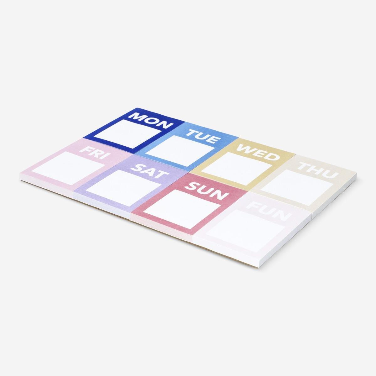 MULTI      Sticky memos. 8 pcs