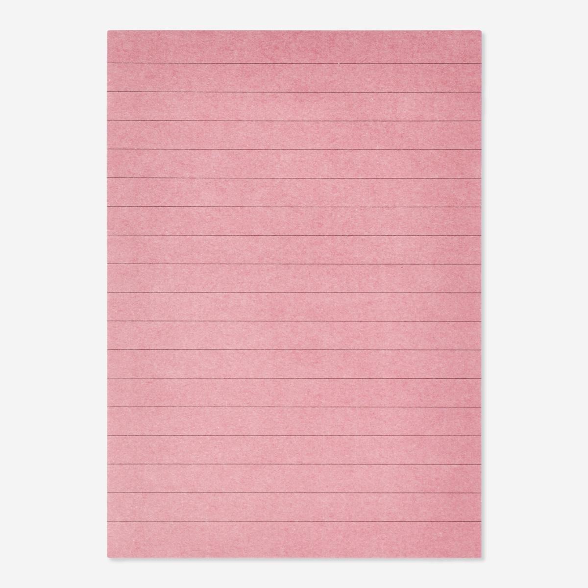 Pink sticky memos. 4 pcs